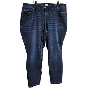 Wonderly Curvy mid rise skinny Comfort waistband Womens Plus size 22W